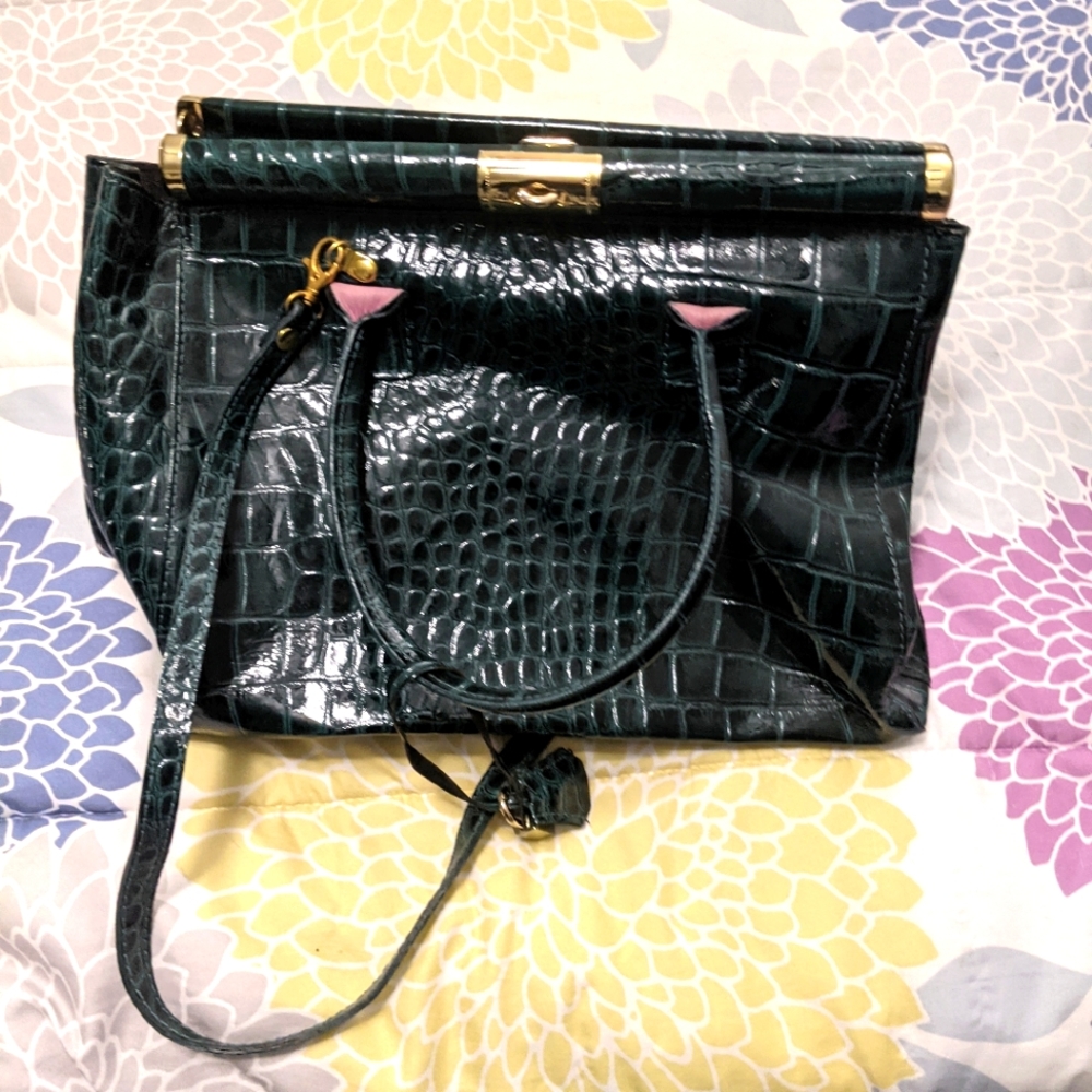 Genuine leather Italian bag